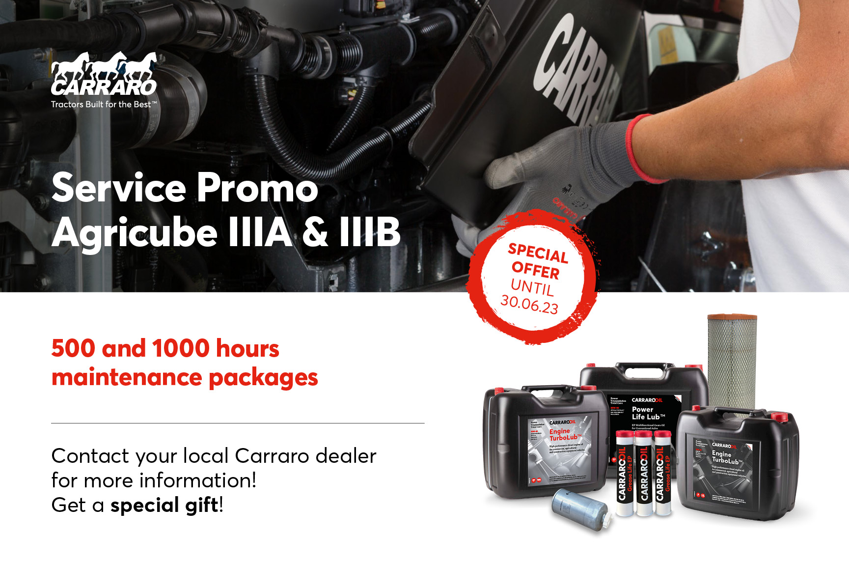 Service Promo: maintenance packages for your tractor!